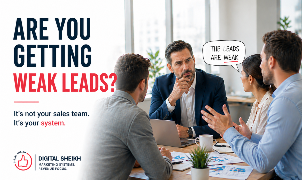 Why Your Leads Are Weak & How to Fix Them (Proven System)