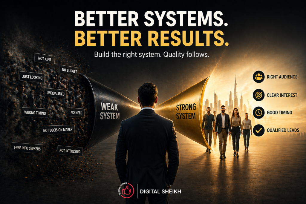 improve lead quality with strong marketing system